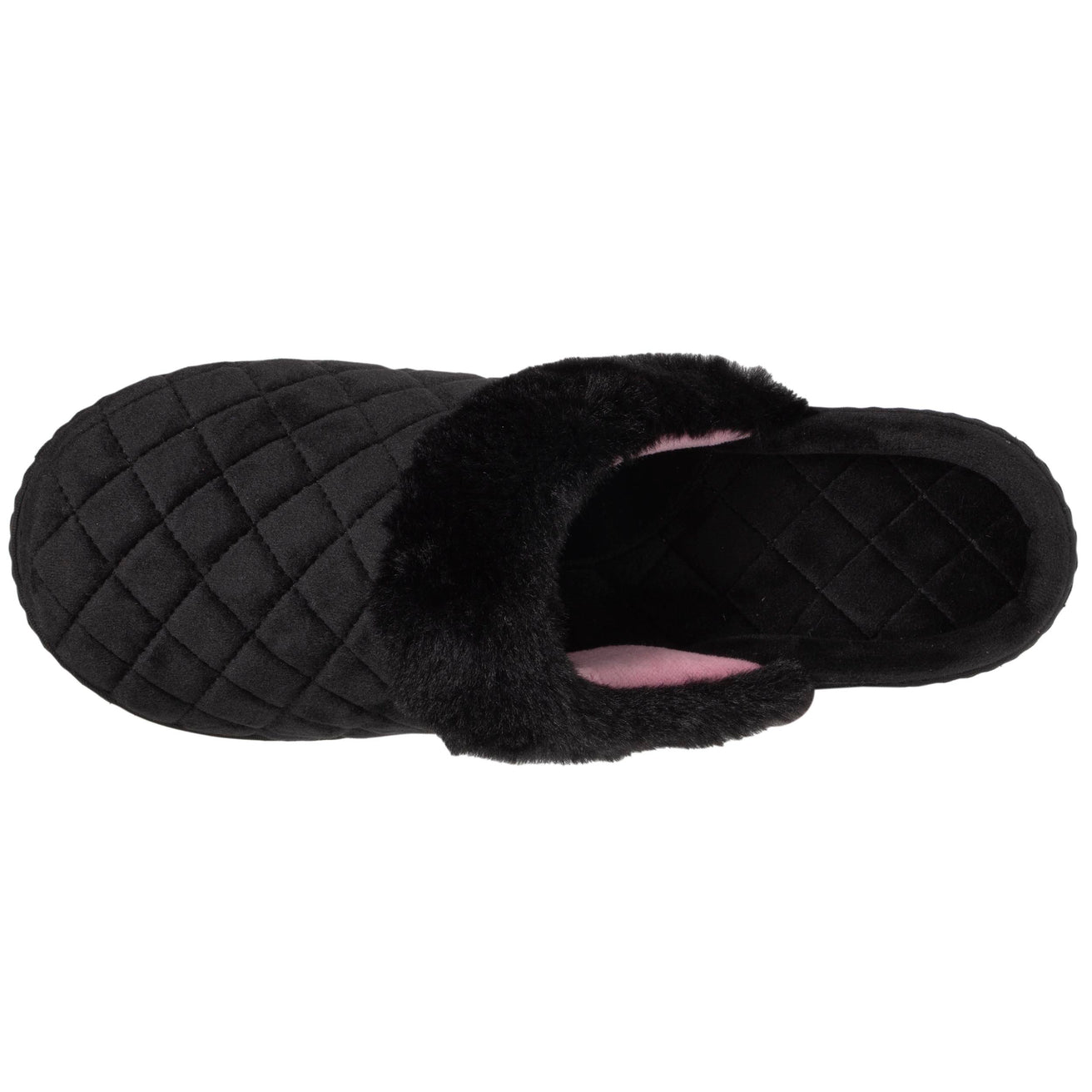 Zapatillas de casa chinelas Mujer acolchado Negro