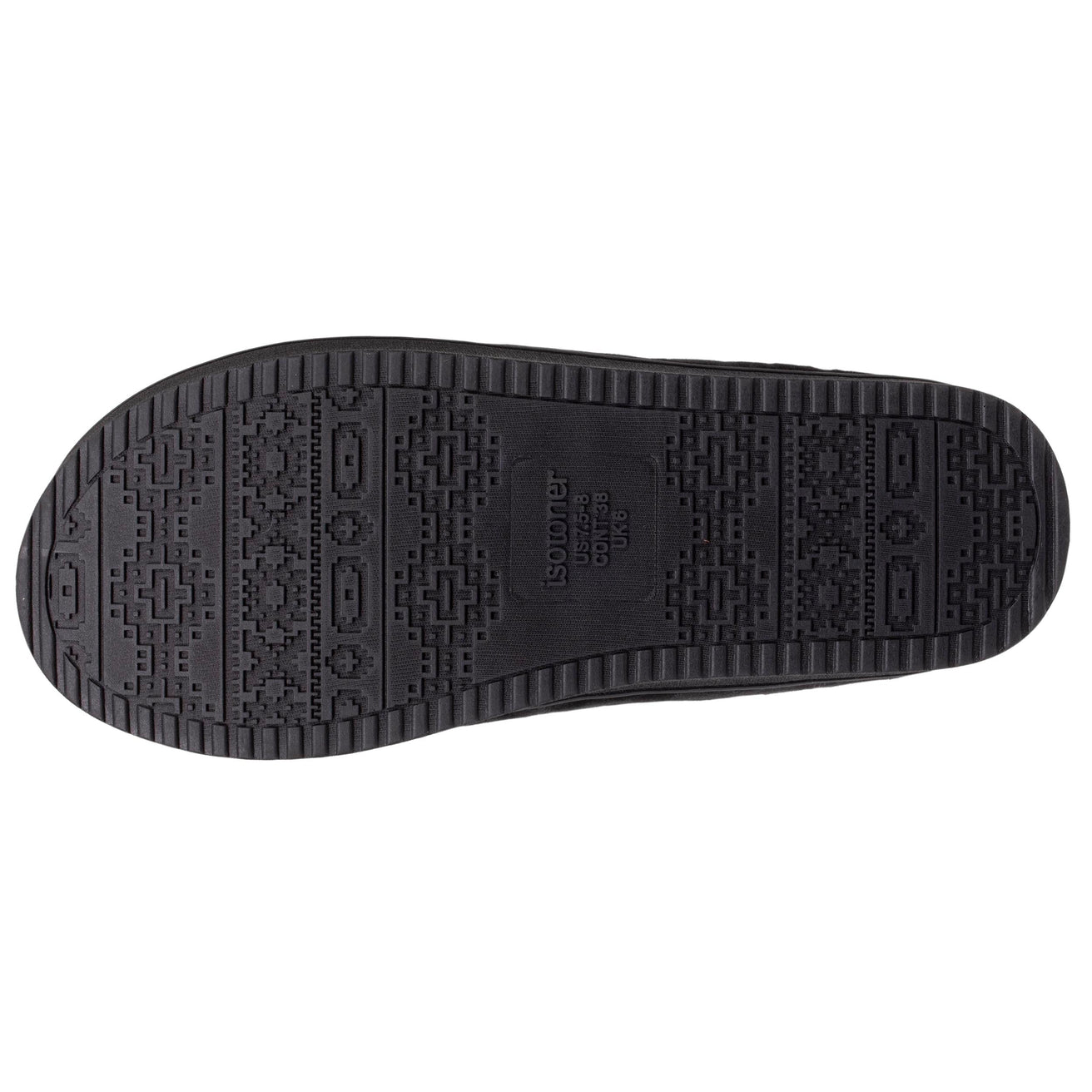 Zapatillas de casa chinelas plataforma Mujer Negro