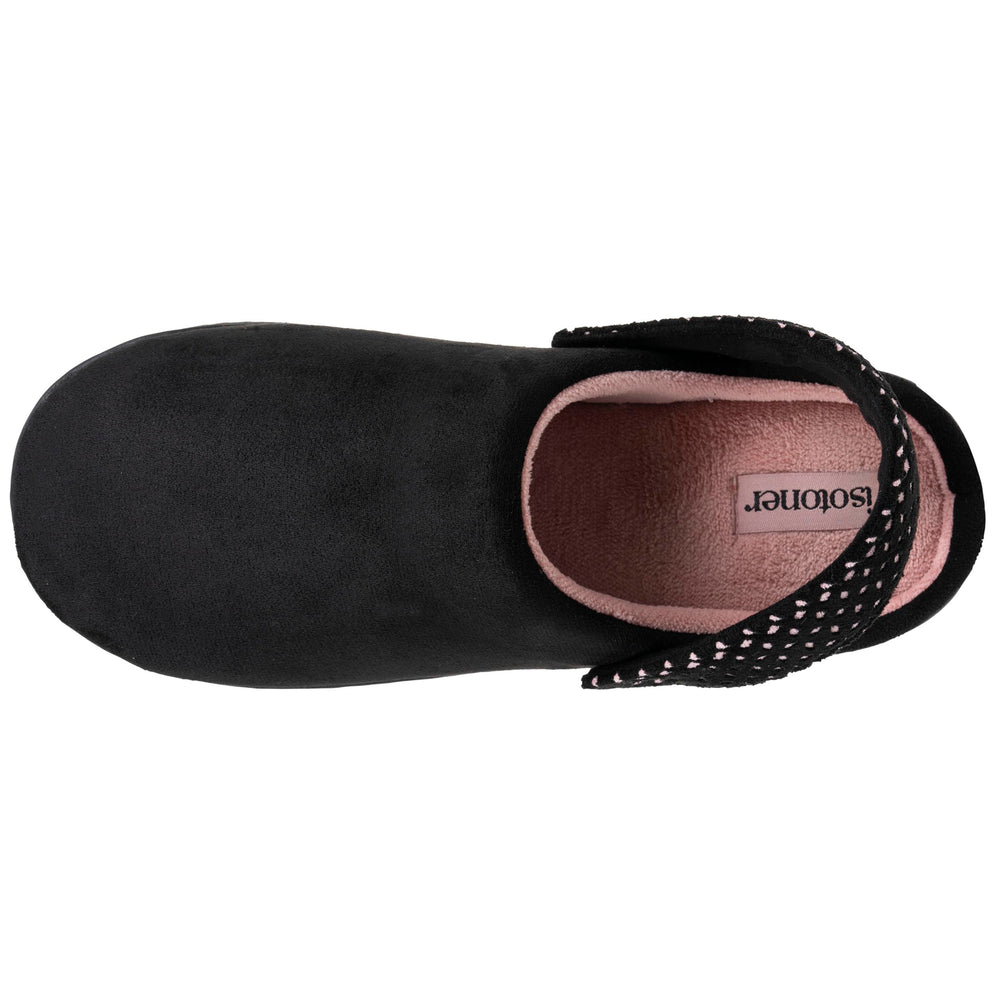 Zapatillas de casa plataforma de correa Mujer Negro - Isotoner