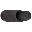 Hombre Piso Chinelas Zapatillas de casa Gris brezo