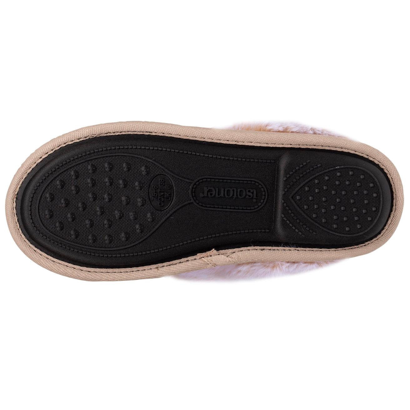 Zapatillas de casa chinelas Mujer Beige