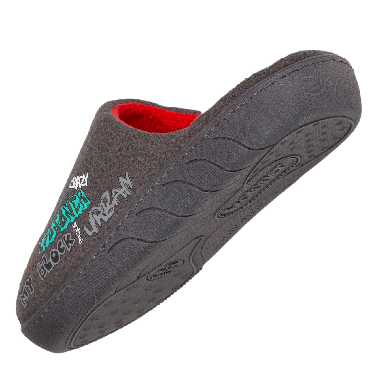Zapatillas de casa chinelas Junior Gris Oscuro