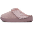Zapatillas de casa chinelas con tacón Mujer Blush