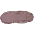 Zapatillas de casa chinelas con tacón Mujer Blush