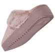 Zapatillas de casa chinelas con tacón Mujer Blush