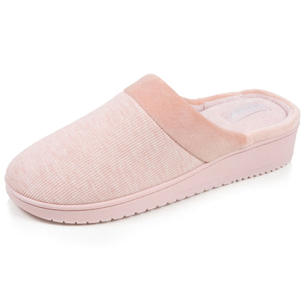 Mujer Zapatillas de casa tacón Blush banda de terciopelo - Isotoner