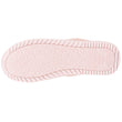 Mujer Zapatillas de casa tacón Blush banda de terciopelo