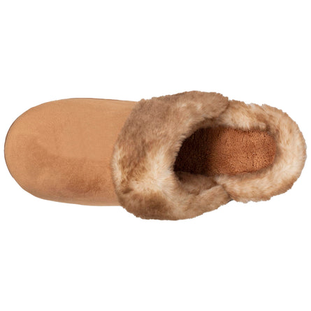 Zapatillas de casa chinelas recicladas Mujer Camel - Isotoner