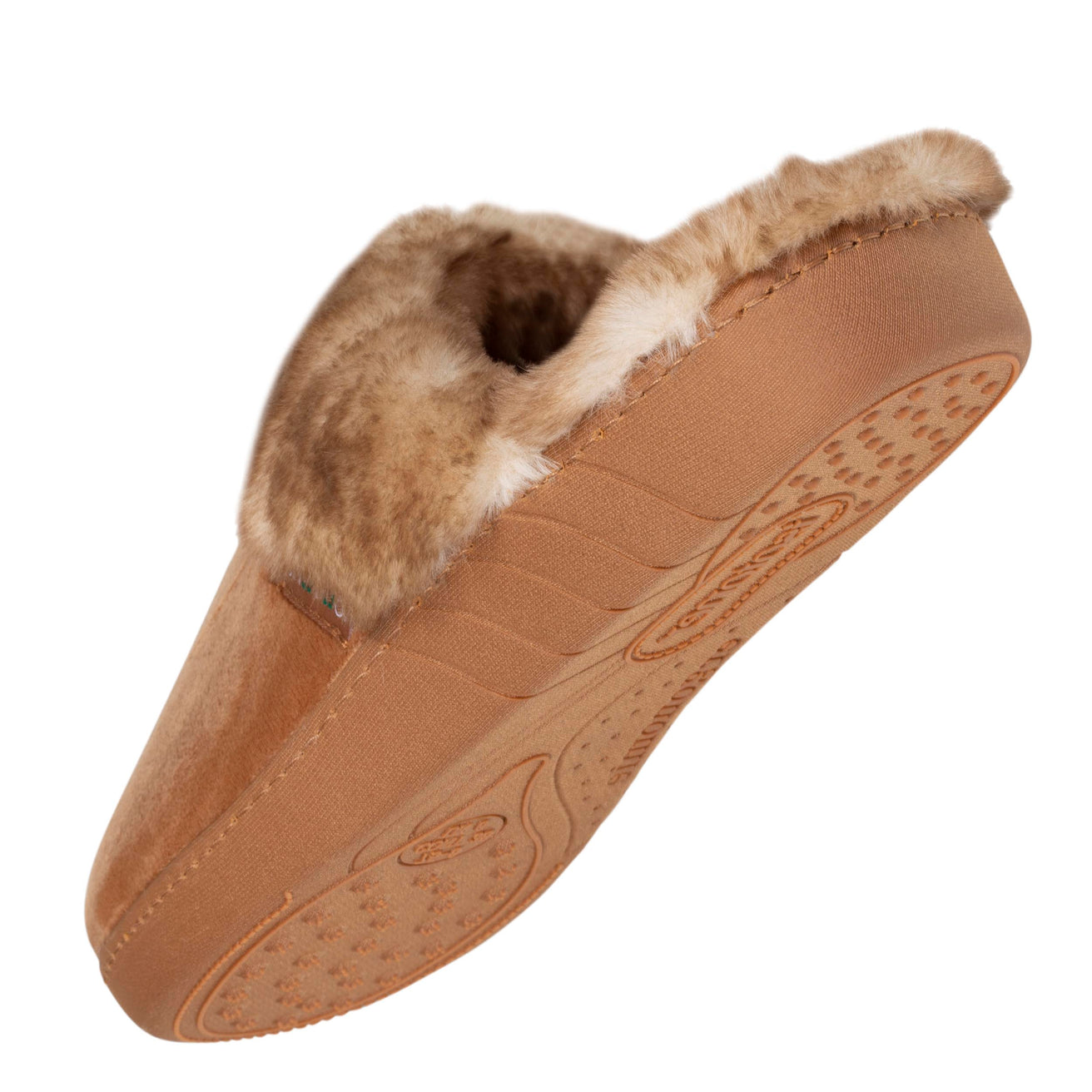 Zapatillas de casa chinelas recicladas Mujer Camel
