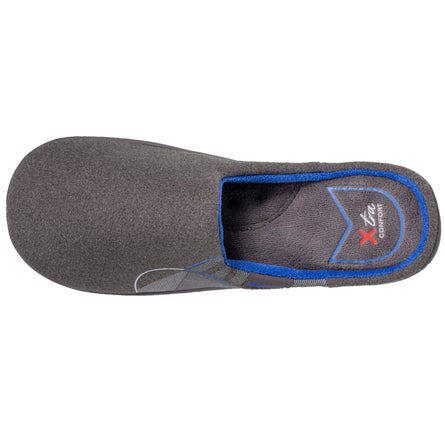 Zapatillas de casa chinelas XTRA confort Hombre Gris - Isotoner
