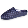 Zapatillas de casa chinelas con tacón Mujer Topo marine Isotoner