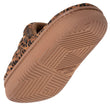 Zapatillas de casa sandalias BLOUP Mujer Leopardo Camel