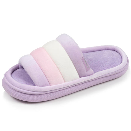 Zapatillas de casa sandalias BLOUP Mujer Multicolor Violeta - Isotoner