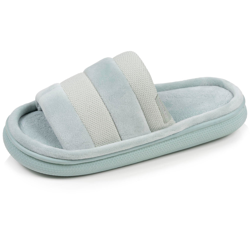 Zapatillas de casa sandalias BLOUP Mujer Verde almendra - Isotoner