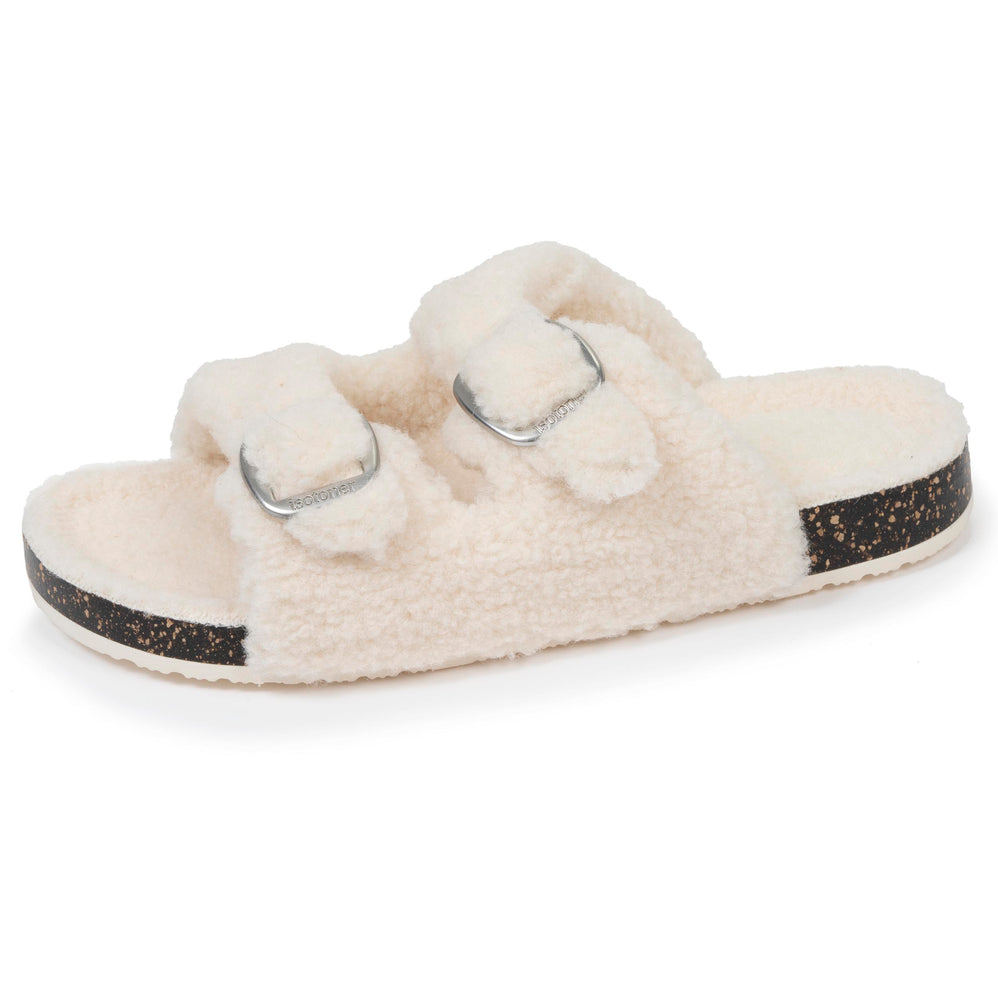 Zapatillas de casa sandalias Mujer Marfil - Isotoner