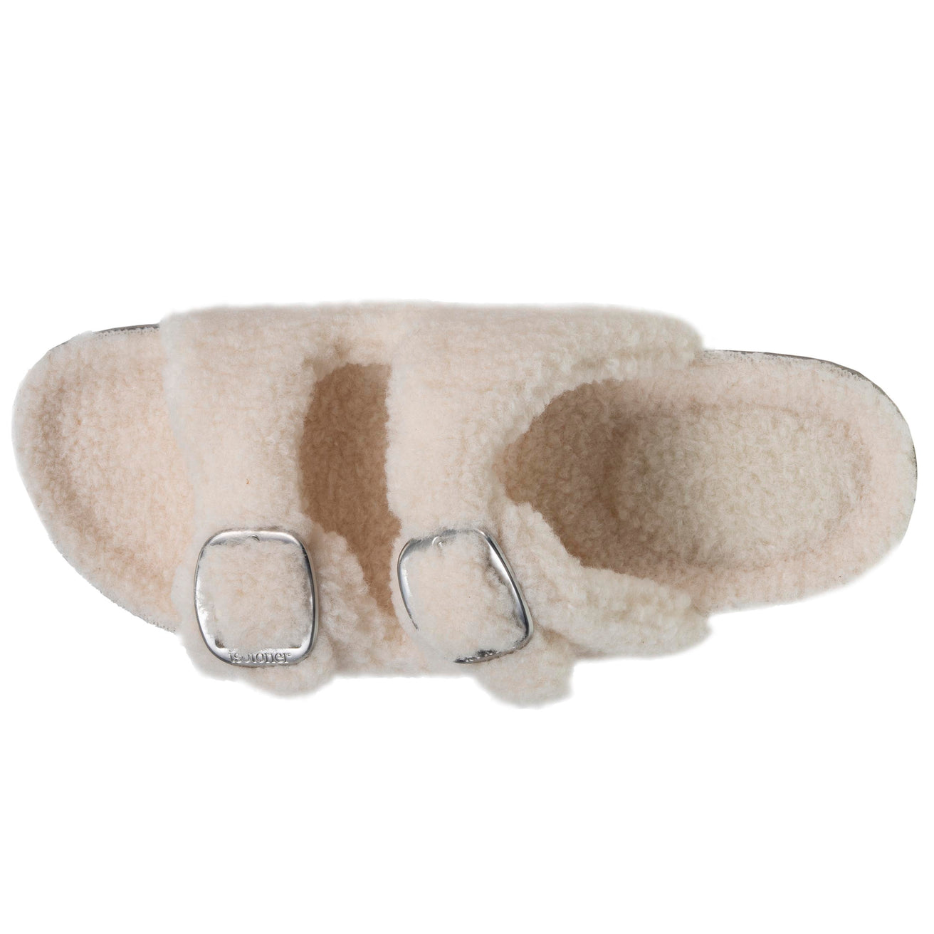 Zapatillas de casa sandalias Mujer Marfil
