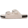 Zapatillas de casa sandalias Mujer Marfil