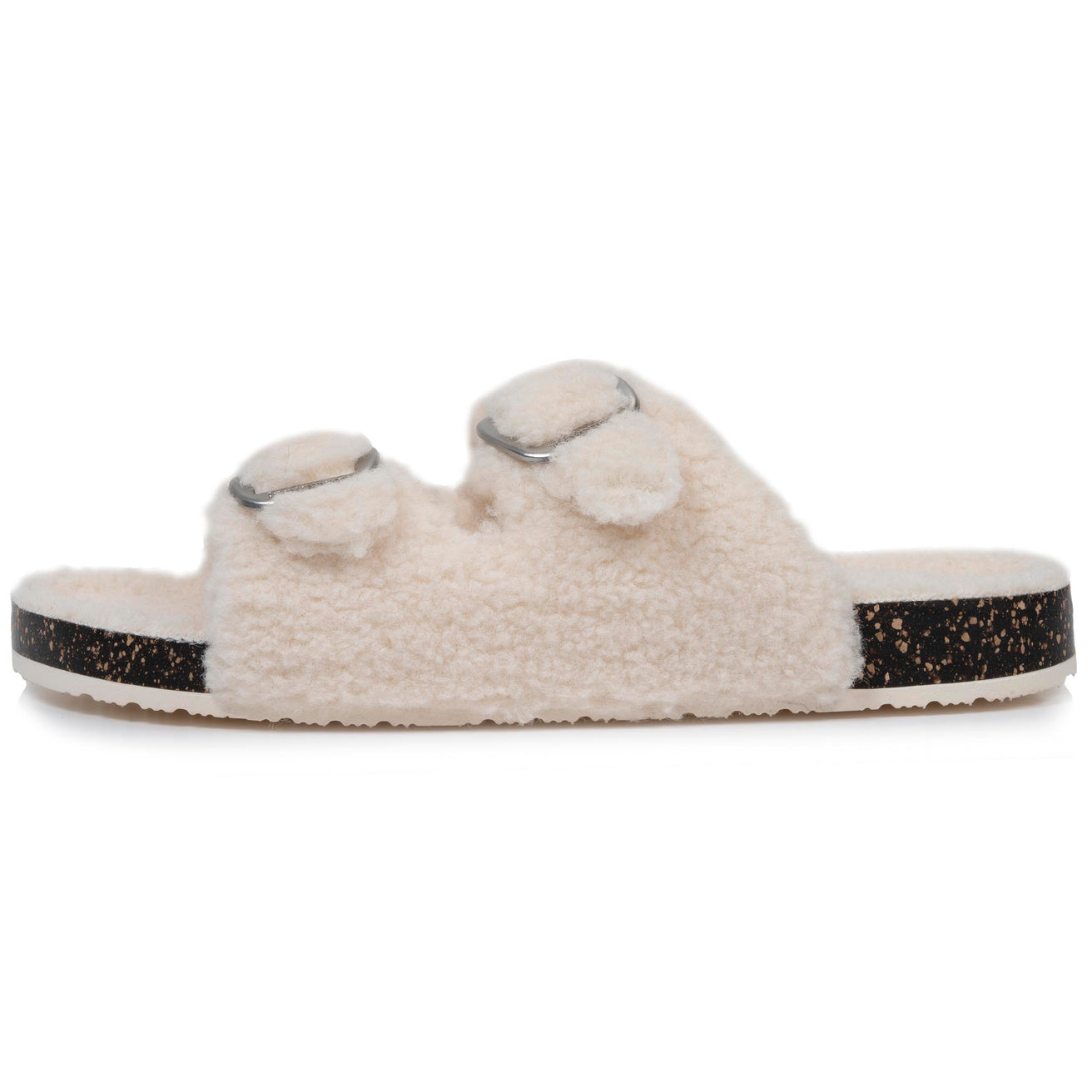 Zapatillas de casa sandalias Mujer Marfil