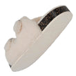 Zapatillas de casa sandalias Mujer Marfil