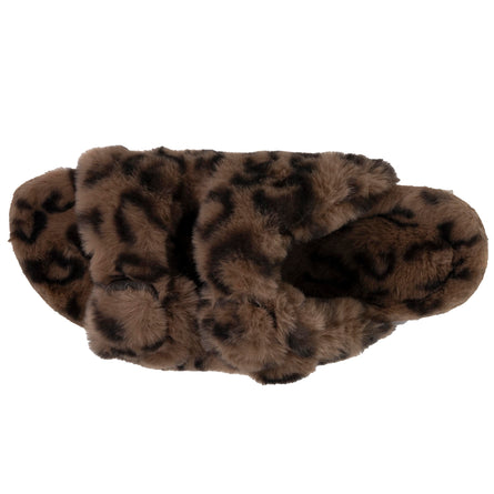 Zapatillas de casa sandalias Mujer Leopardo - Isotoner