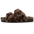 Zapatillas de casa sandalias Mujer Leopardo