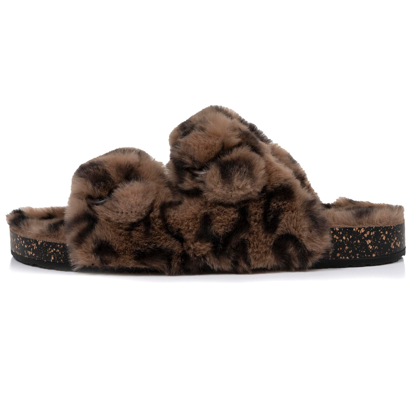 Zapatillas de casa sandalias Mujer Leopardo