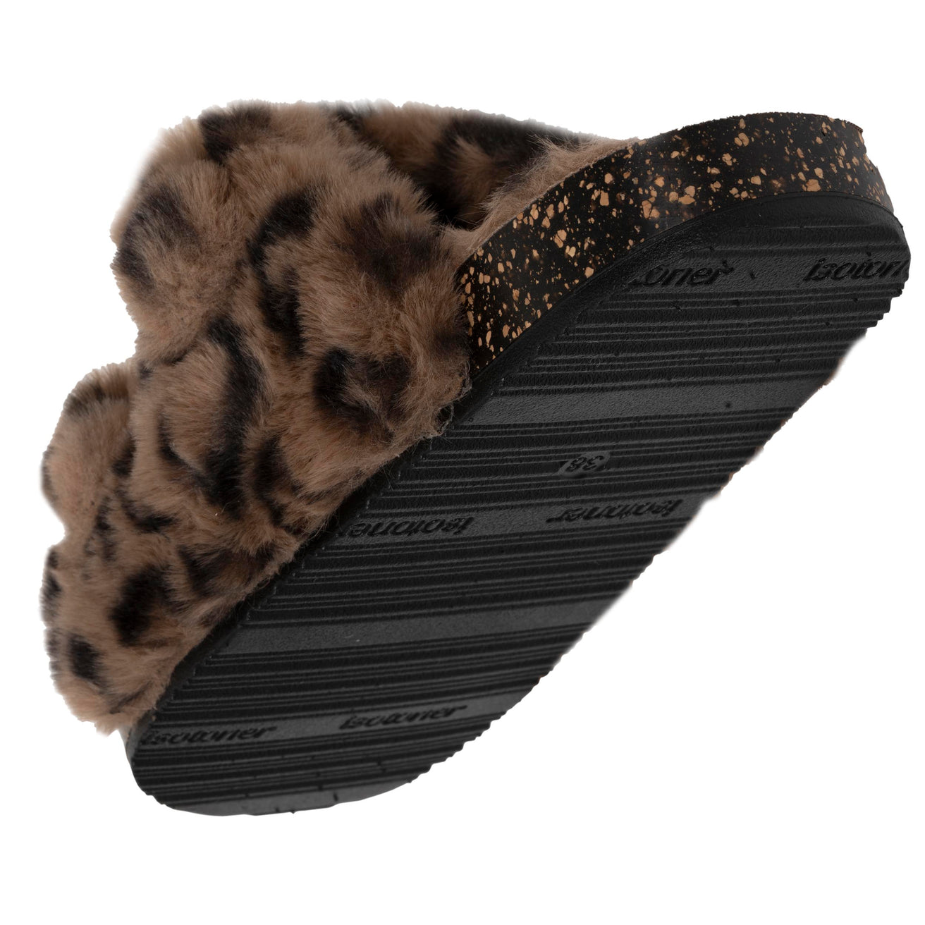 Zapatillas de casa sandalias Mujer Leopardo