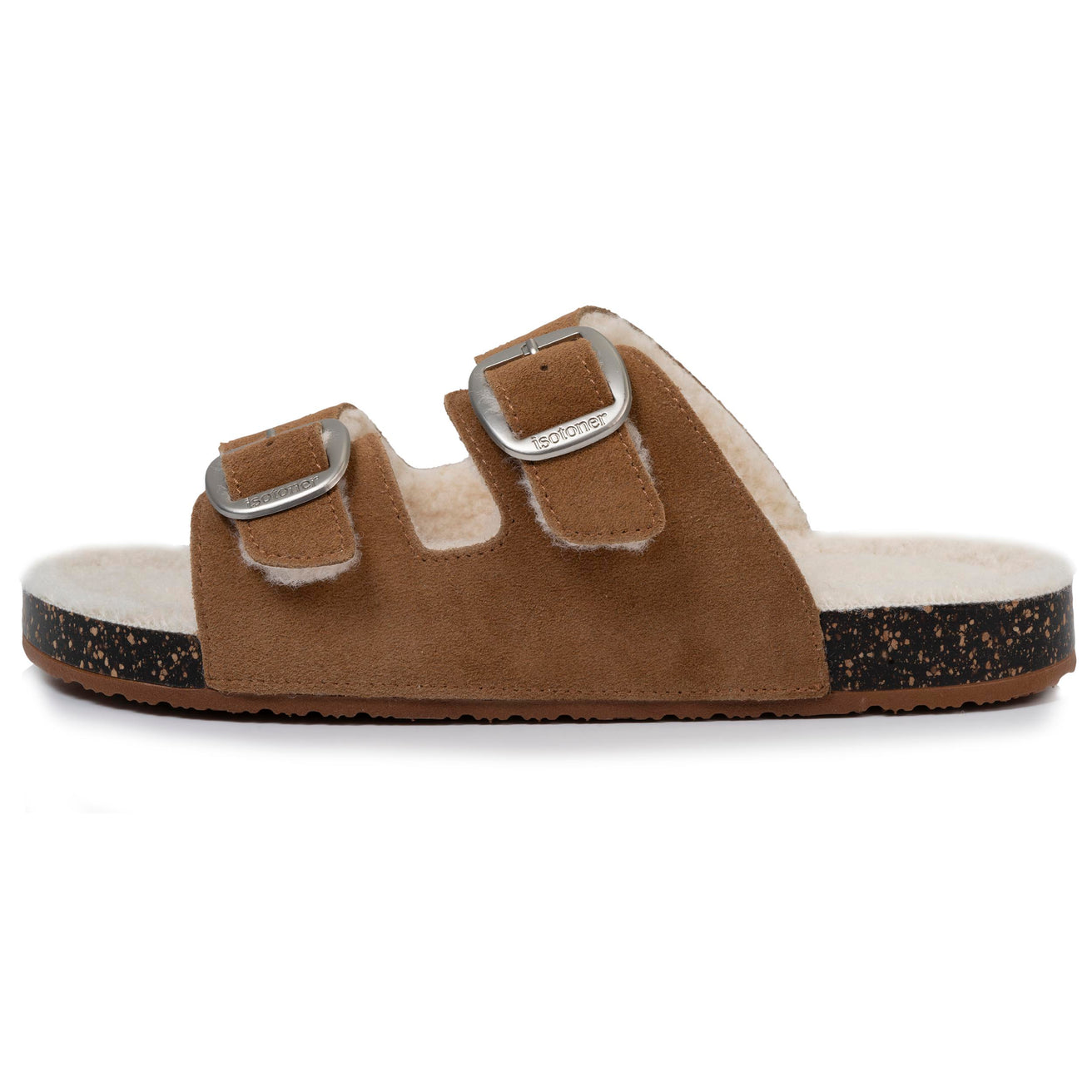 Zapatillas de casa sandalias Mujer Sherpa Camel
