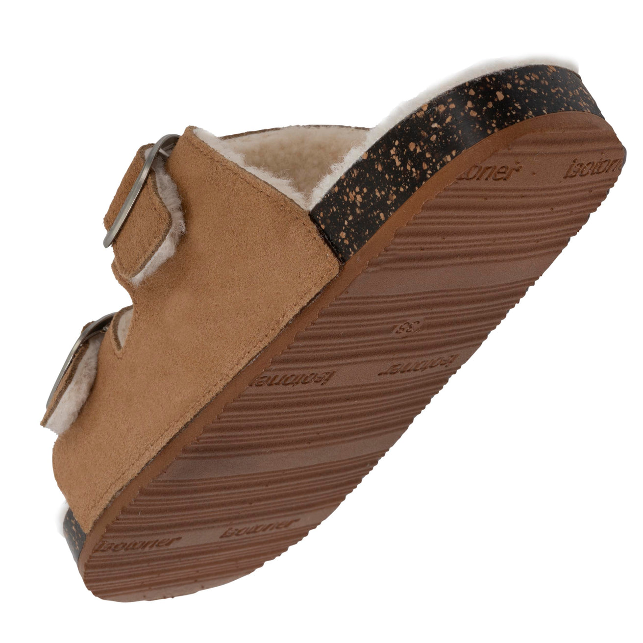 Zapatillas de casa sandalias Mujer Sherpa Camel