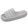 Zapatillas de casa sandalias Mujer BLOUP Multico gris chiné Isotoner