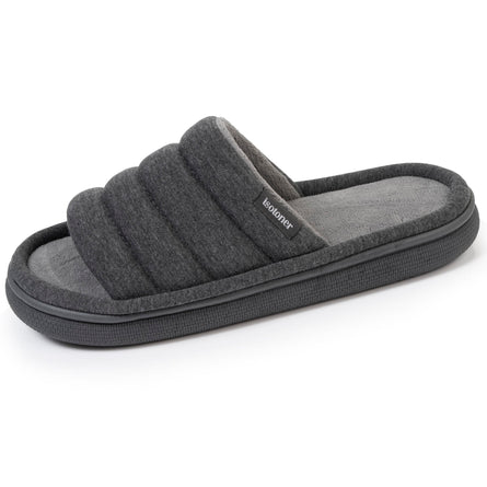 Zapatillas de casa sandalias Hombre Xtra BLOUP GRIS jaspeado - Isotoner