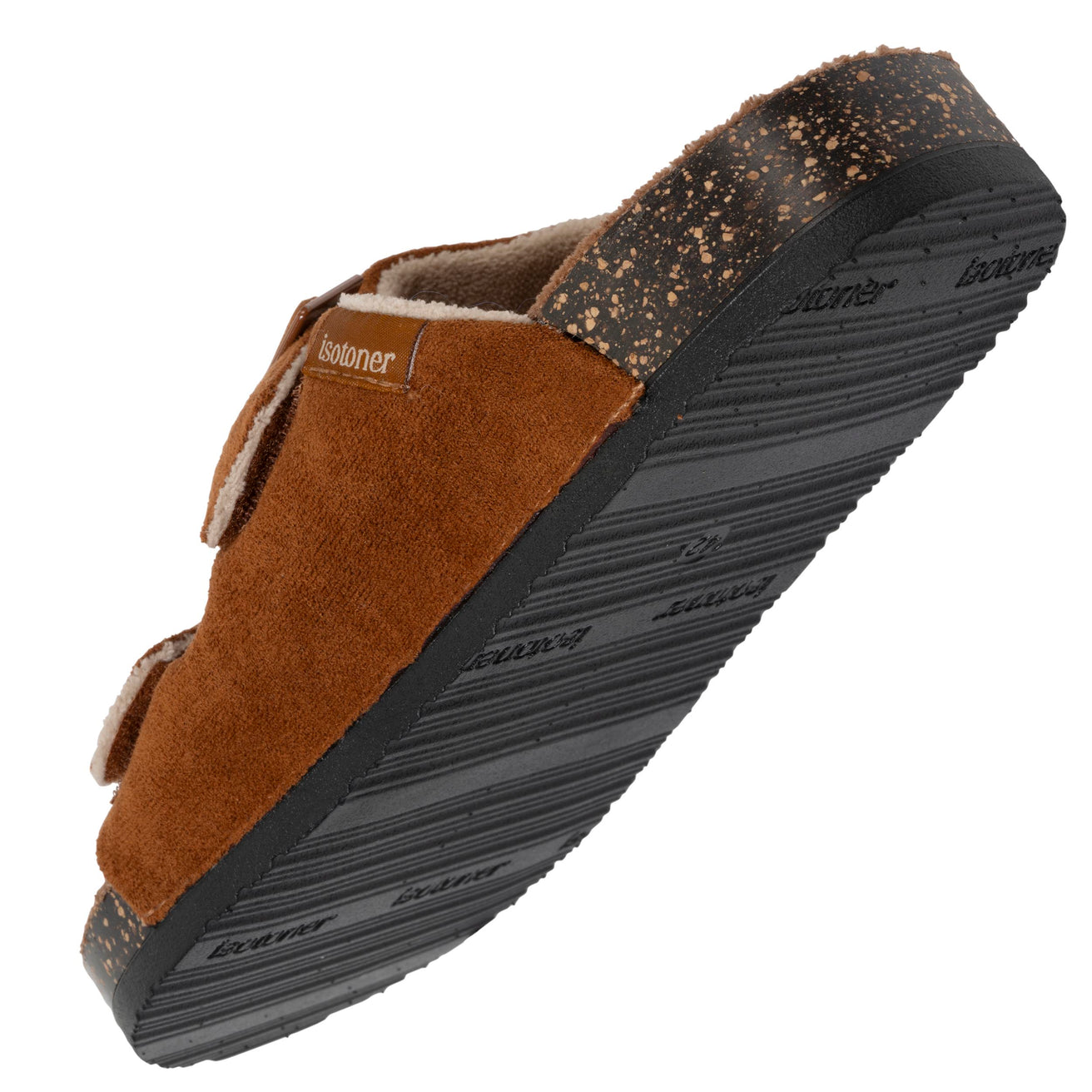 Zapatillas de casa sandalias Hombre tiras Camel