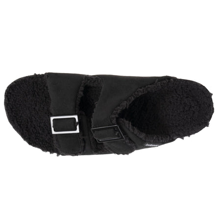Zapatillas de casa sandalias Hombre tiras Negro - Isotoner