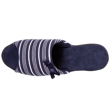Zapatillas de casa sandalias con tacón Mujer Rayas - Isotoner