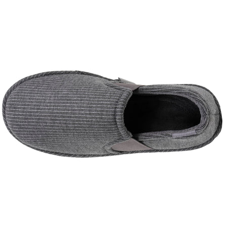 Zapatillas de casa sin molestias Hombre Rayas gris - Isotoner