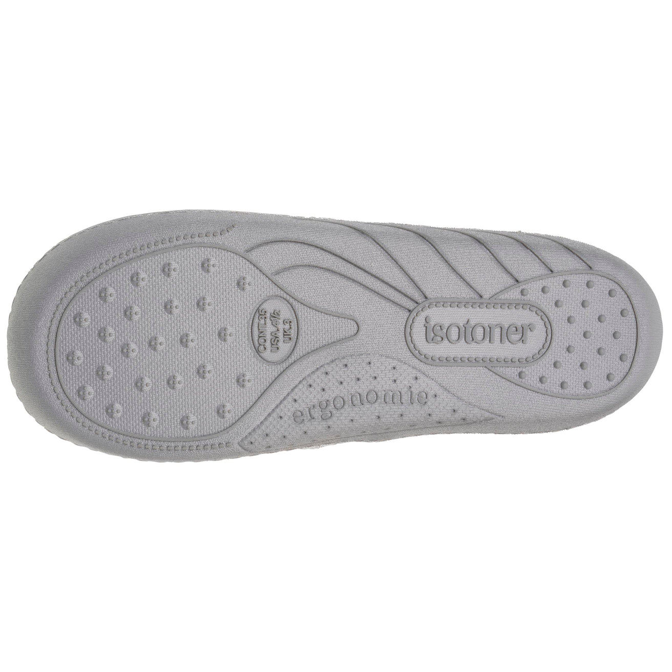 Zapatillas de casa sin molestias Junior arabescos Gris jaspeado