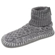 Zapatillas de casa escandinavas Mujer malla Gris