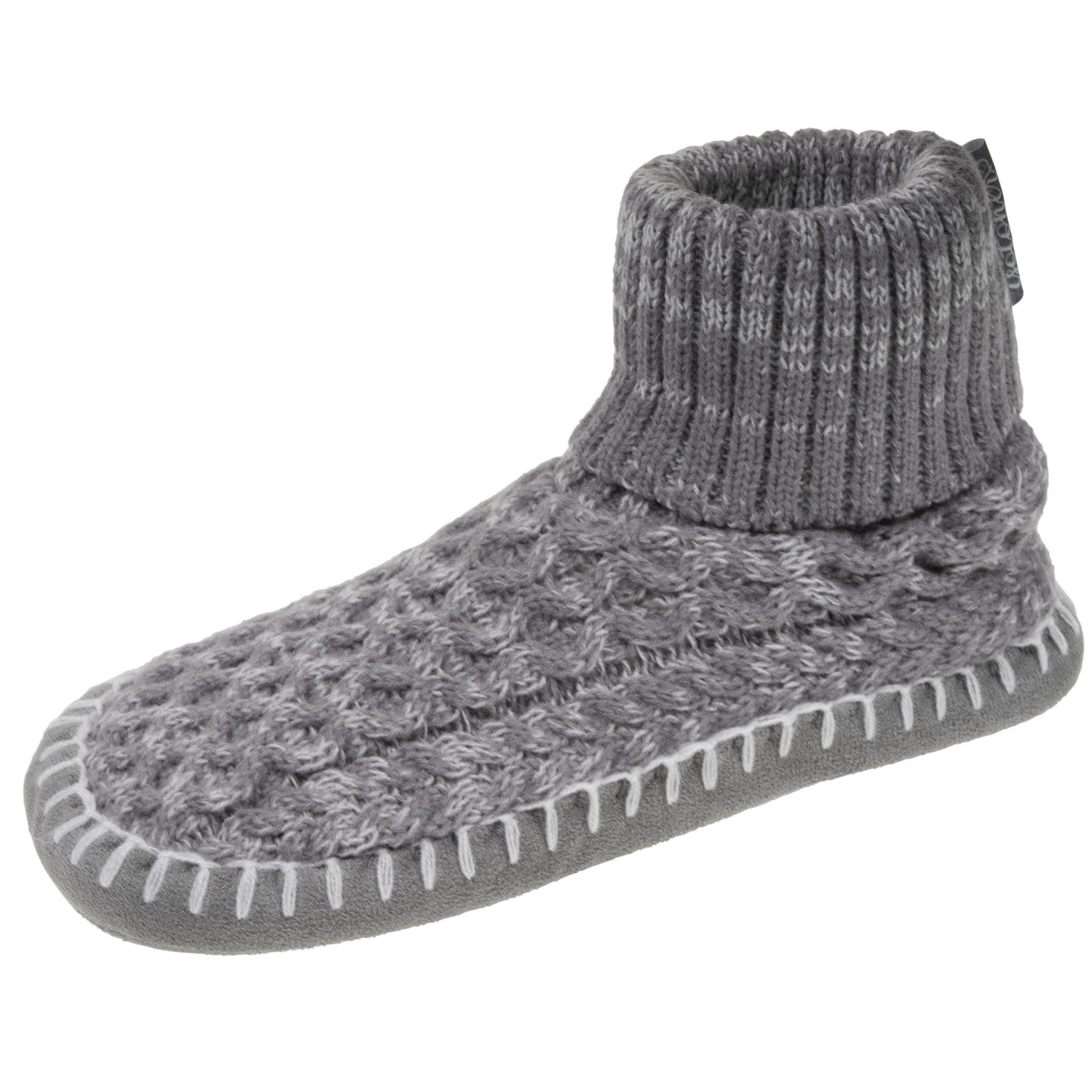 Zapatillas de casa escandinavas Mujer malla Gris