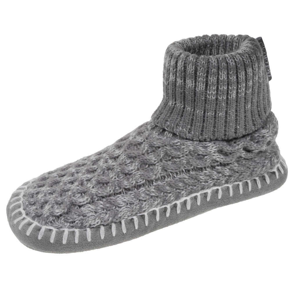 Zapatillas de casa escandinavas Mujer malla Gris - Isotoner