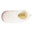 Zapatillas de casa escandinavas Mujer malla Marfil