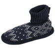Zapatillas de casa escandinavas Hombre Jacquard Marino