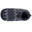 Zapatillas de casa escandinavas Hombre Jacquard Marino