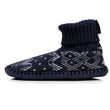Zapatillas de casa escandinavas Hombre Jacquard Marino