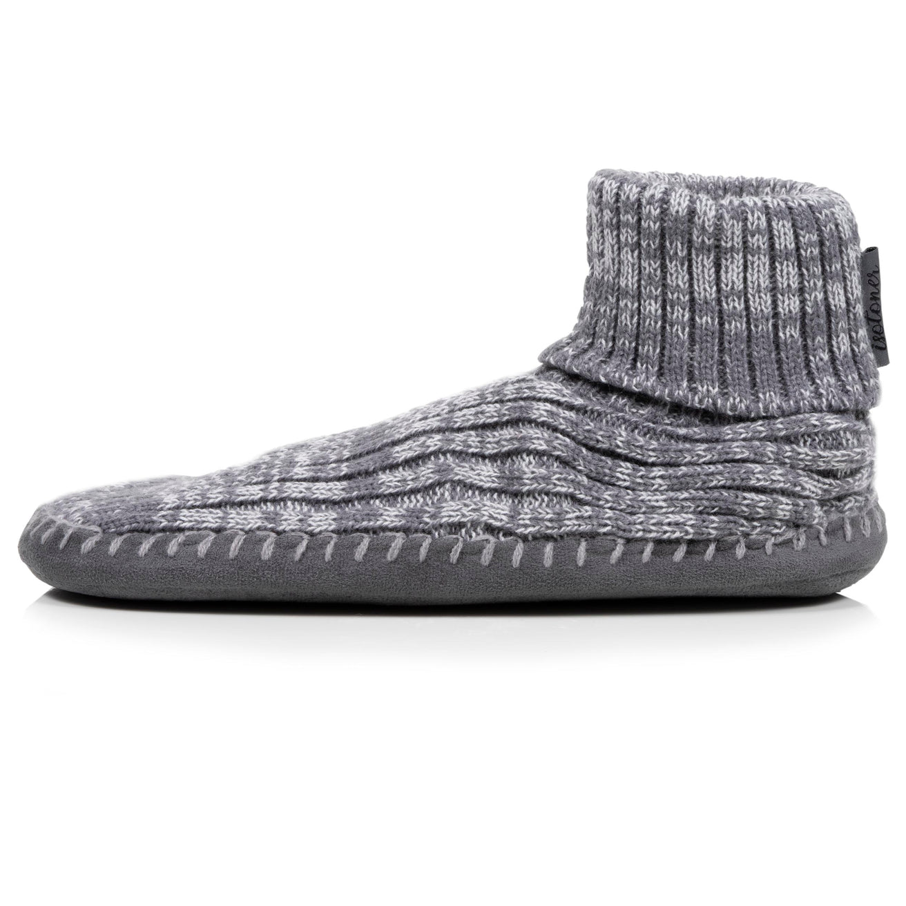 Zapatillas de casa escandinavas Hombre Malla Gris jaspeado