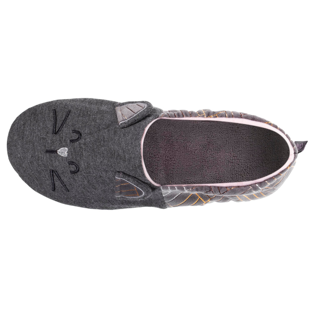 Zapatillas de casa slippers Mujer 3D Gris jaspeado oscuro - Isotoner