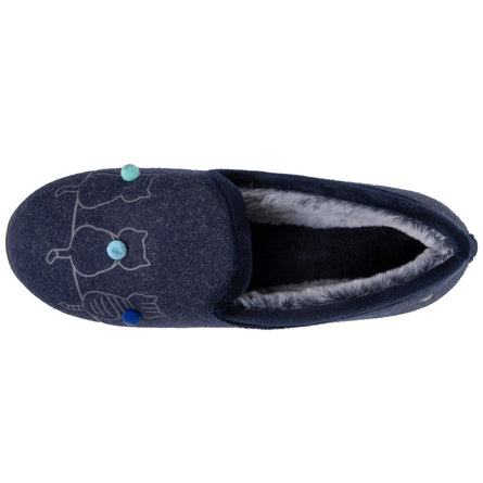 Zapatillas de casa cerradas Mujer Azul - Isotoner