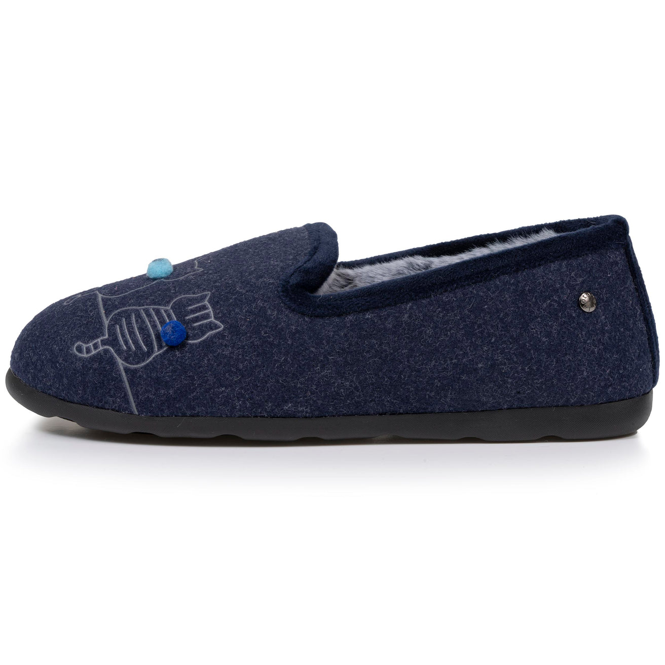 Zapatillas de casa cerradas Mujer Azul
