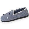 Zapatillas de casa cerradas Mujer Beige bleu denim - Isotoner