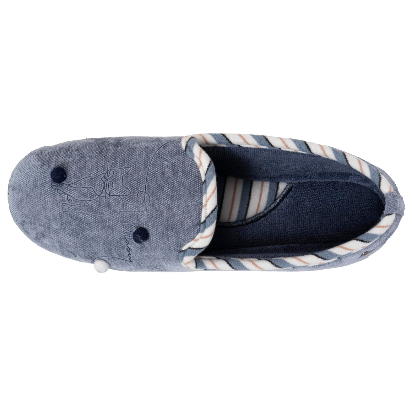 Zapatillas de casa cerradas Mujer Azul denim