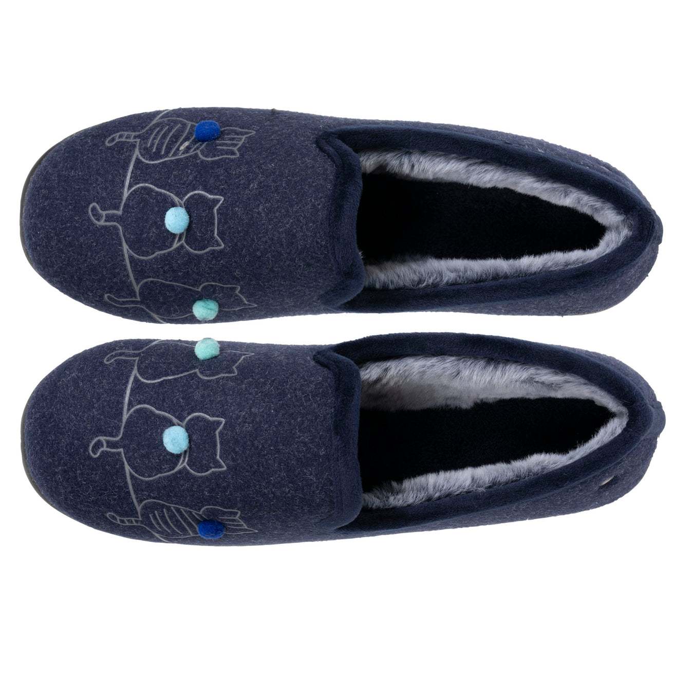 Zapatillas de casa cerradas Mujer Azul
